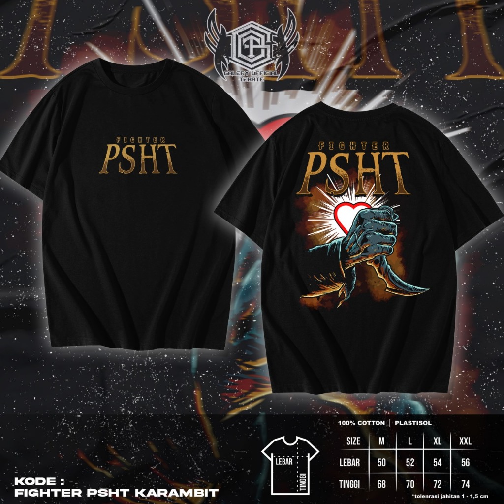 Kaos Fighter Psht Karambit Sablon Plastisol Ink