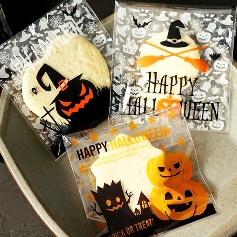

Plastik Cookies Halloween 10X10cm Plastik Haloween Plastik Halloween OPP(Per 10 pcs)