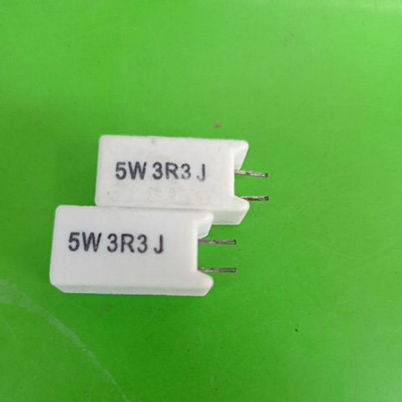 resistor kapur 3R3 3,3ohm 5watt nobel