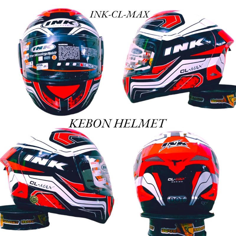 HELM CL MAX SERI 5 YELOW PLUO/ HELM CL MAX SERI 5 RED PLUO