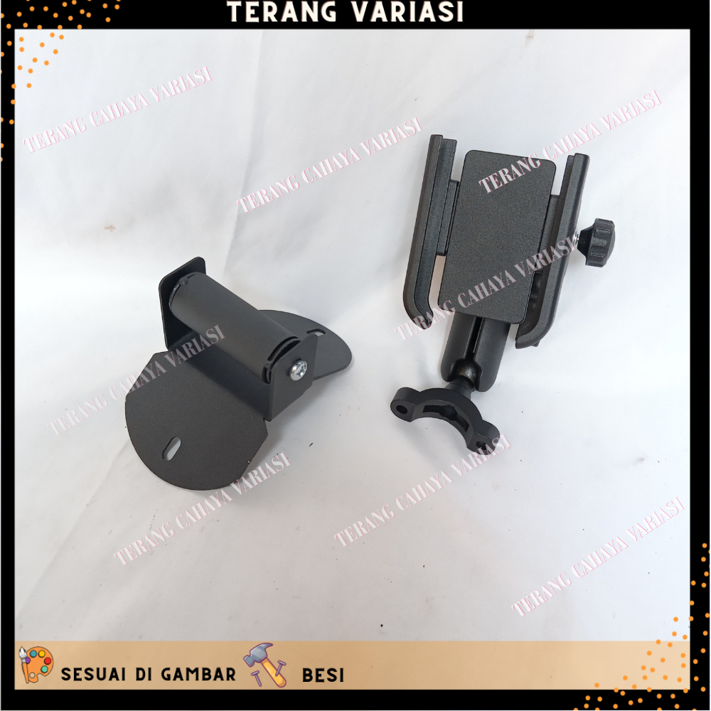 PAKET HOLDER HP BREKET BRACKET GPS HOLDER HP MOTOR YAMAHA NMAX NEW COVER STANG MOTOR NMAX BARU HOLDE