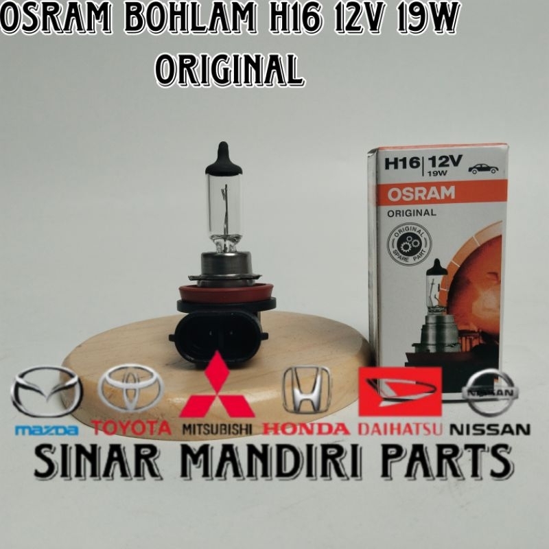 OSRAM Bohlam H16 12V 19W Original