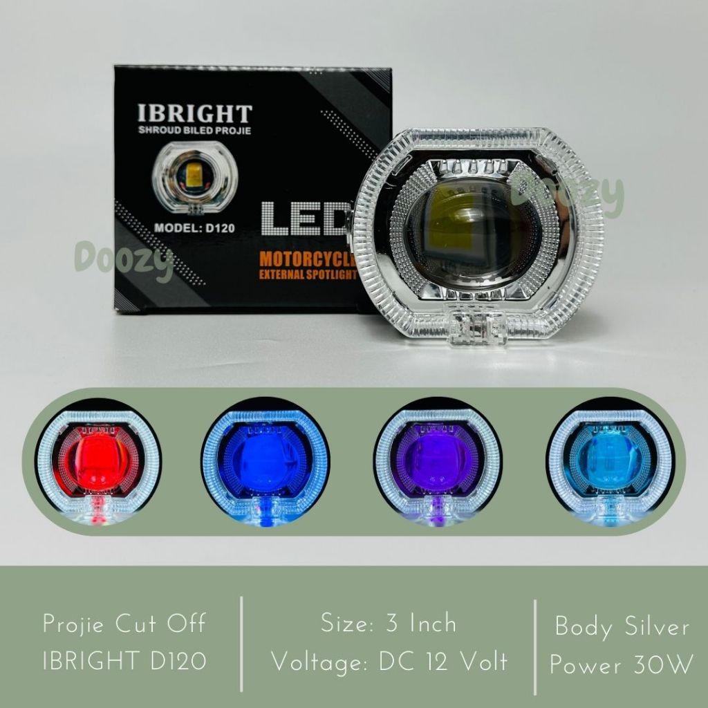 IBRIGHT D120 Projie Cut Off 3 Inch Body Silver