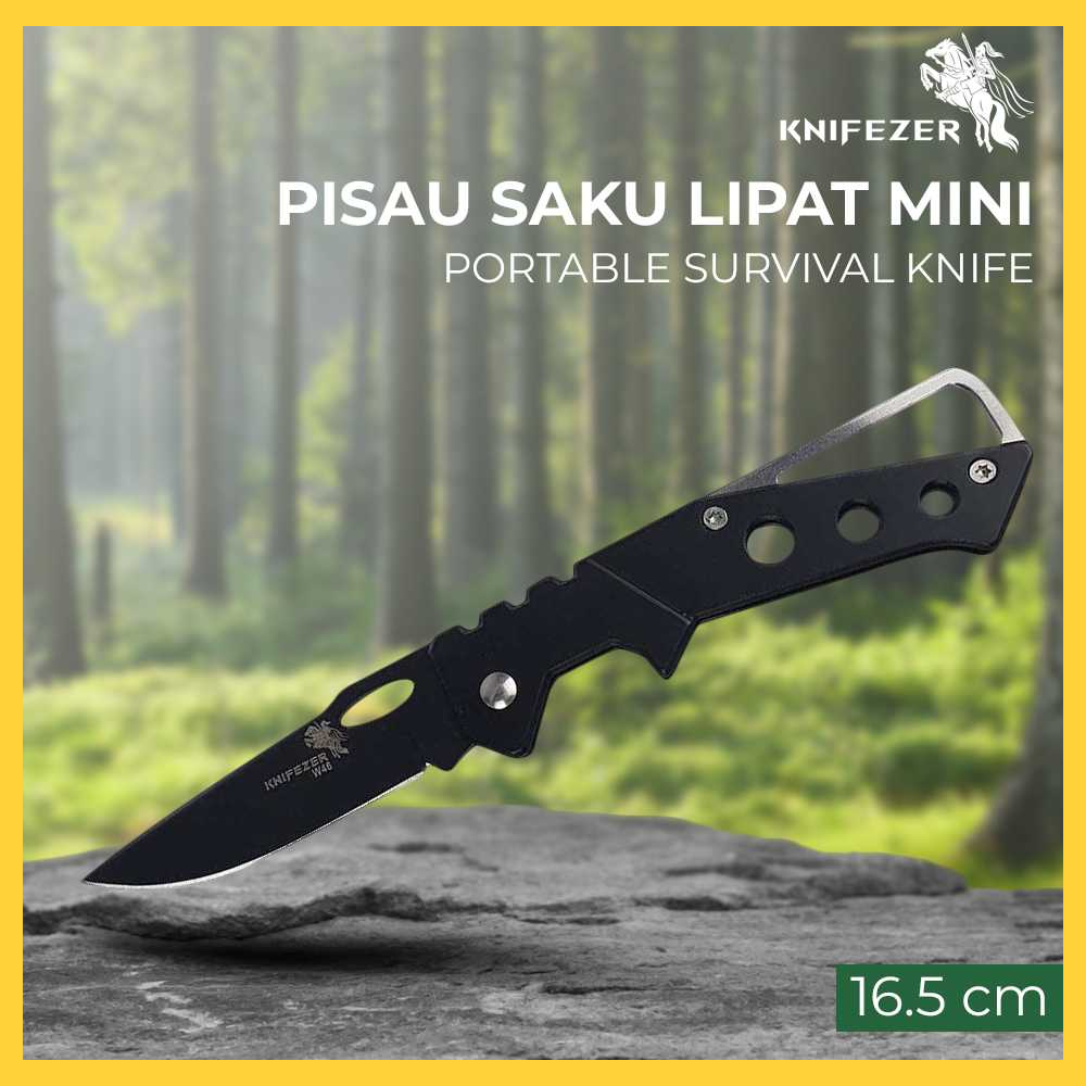 S7D Pisau Lipat Peralatan Survival Camping Hiking Outdoor Barang Unik - W46