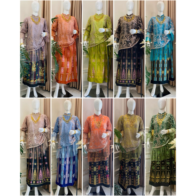 BLUS LACE FISYA MOTIF PREMIUM SULTAN MIX TUTU TILE