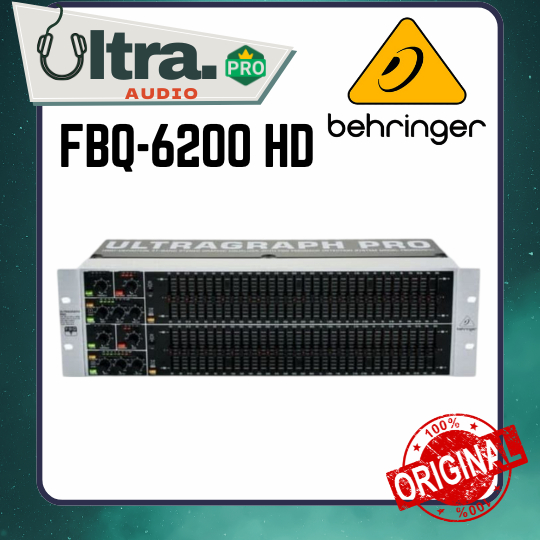 Behringer FBQ-6200 HD / FBQ6200 HD / FBQ 6200 HD / FBQ6200HD Band Equalizer ORIGINAL