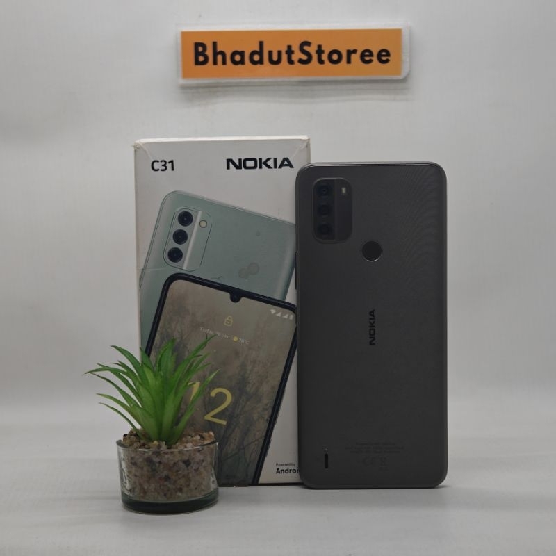 Nokia C31 4/64 GB Garansi Resmi Indonesia Second Fullset