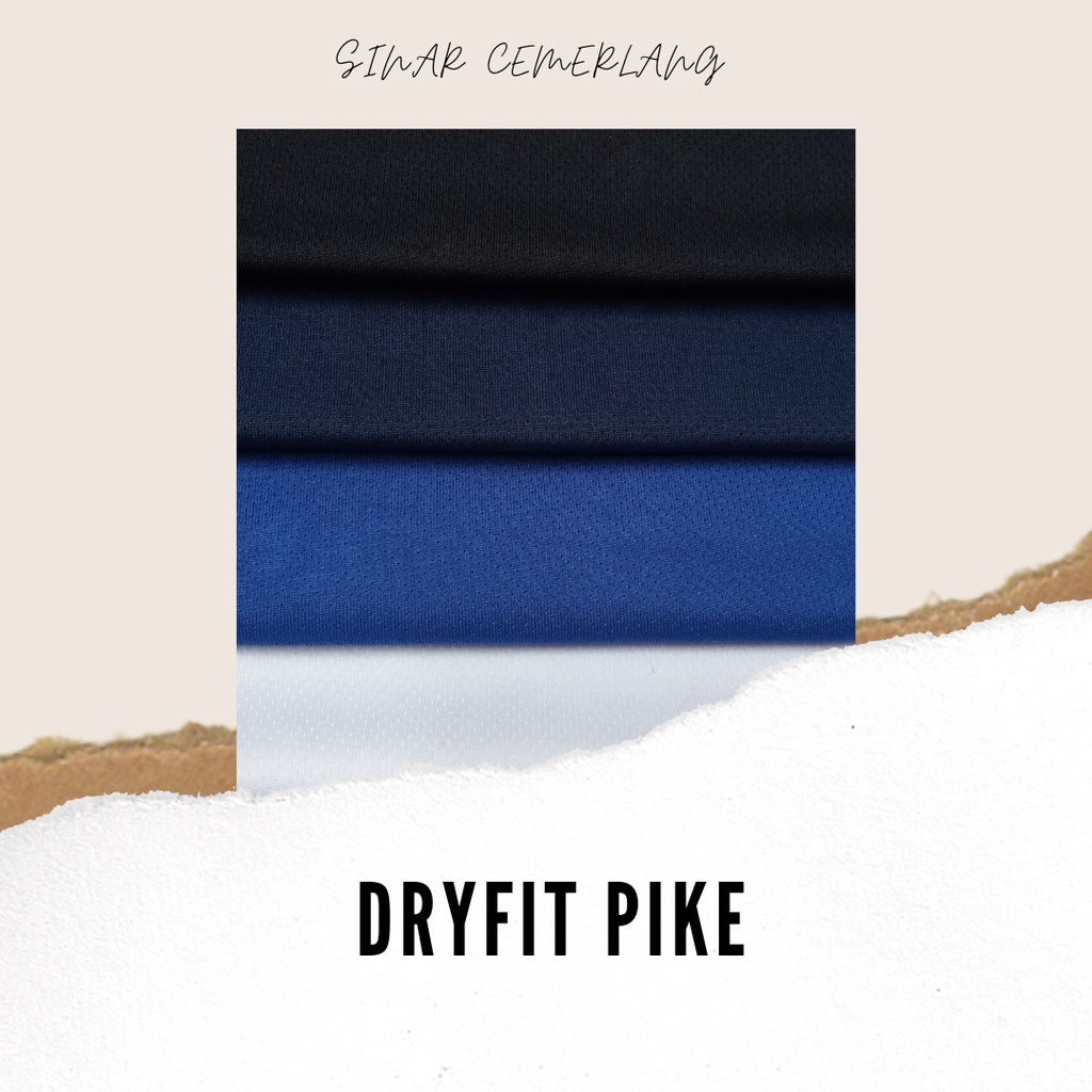 Kain Bahan Kaos Bola Kiloan Dryfit Pike
