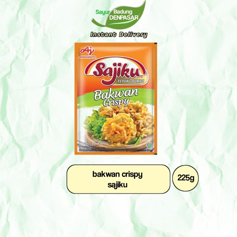 

Tepung Bumbu Bakwan Crispy Sajiku 225g - Sayur Badung