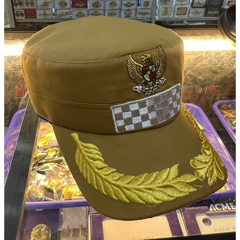 Topi Komando Kades Warna keki Topi Komando Kades dan Lurah