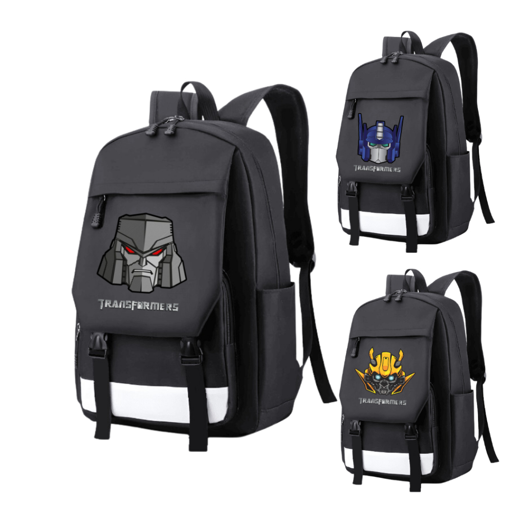 Falahcollection - Tas Ransel Anak Sekolah SD SMP Laki Laki Karakter Transformers Keren Optimus Prime
