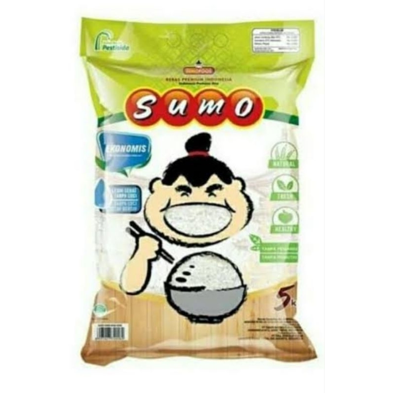 

Beras SUMO HIJAU kemas 5Kg beras pulen berkualitas