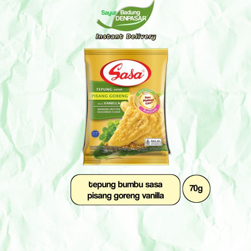 

Tepung Bumbu Sasa Pisang Goreng Rasa Vanilla 70g - Sayur Badung