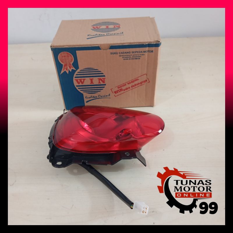 Lampu Belakang Scoopy Karbu KYT 2010 - 2013 | Stoplamp Assy Win Kualitas Orisinil