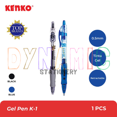 

KENKO GEL PEN / Pulpen Jel / Pena Jel Tinta Cetek K-1 Retractable / Gel Pen Kenko / Pena Gel Kenko / Pulpen Kenko K-1 / Pena Jel Tinta Kenko K-1