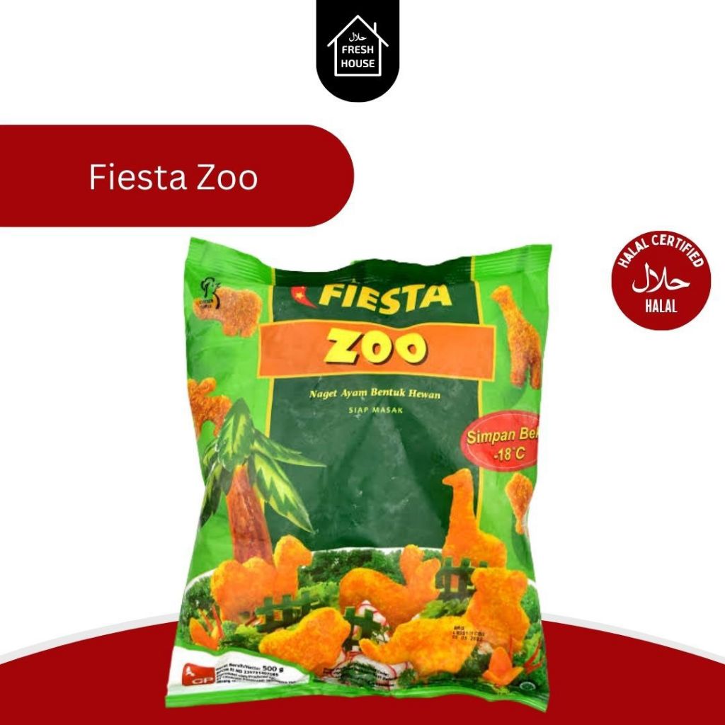 

FIESTA CHICKEN NUGGET ZOO 500GR