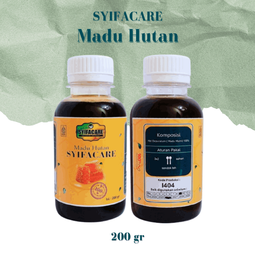 

Madu HUTAN SYIFACARE 200 gr Asli Original Alami Promo Murah