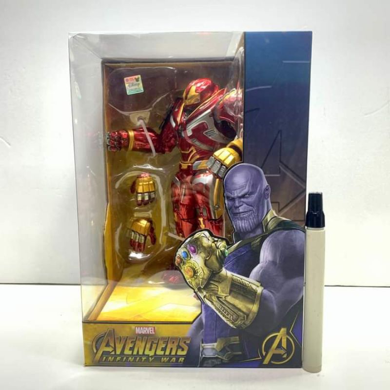 Mainan action figure zd toys hulkbuster ironman avangers age of ultronFull Artikulasi Bahan pvc deta
