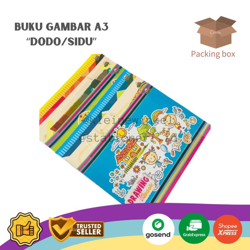 

[ 1 PCS ] Buku Gambar A3 DODO/SIDU ECER