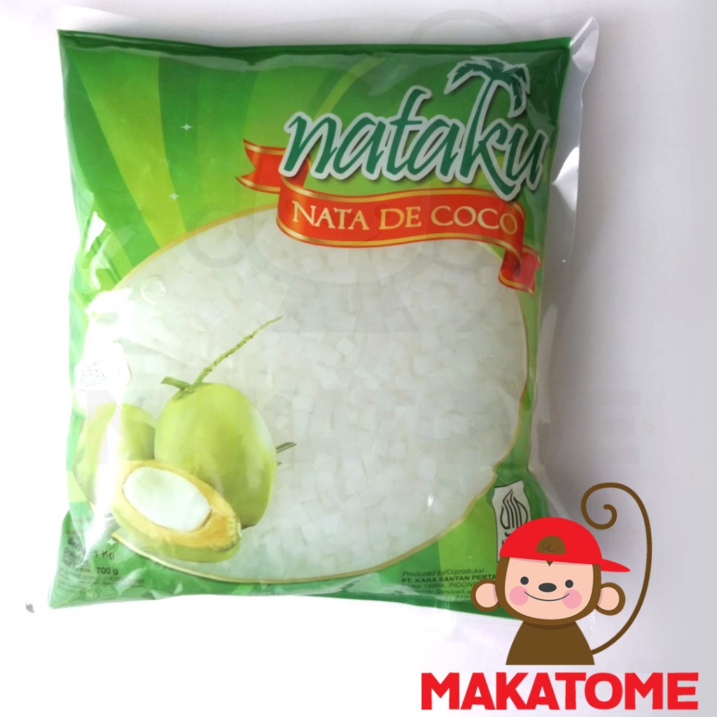 

NATAKU Nata De coco 1kg potongan biji kecil Sari Kelapa 1 kg 1000 gr nata ku pouch refill