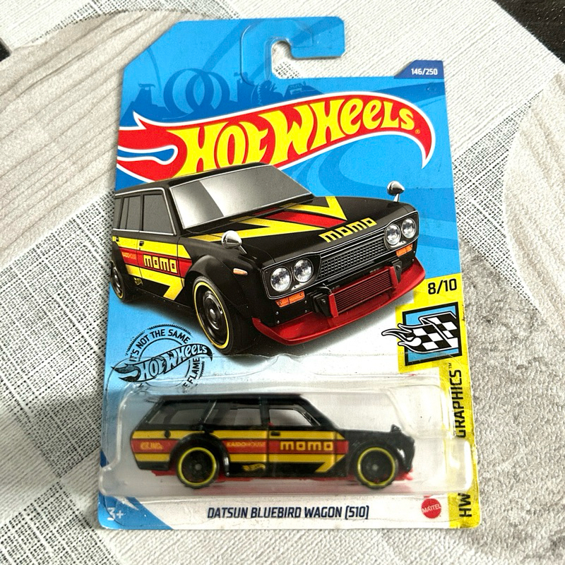 Hot wheels / hotwheels Datsun Bluebird Wagon 510 Momo Hitam