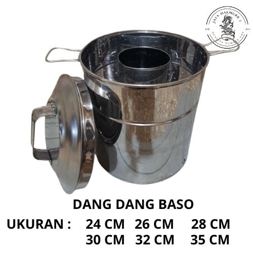 Dandang Bakso Stainless / Tong Bakso / Panci Bakso 28 30 32 35 Cm