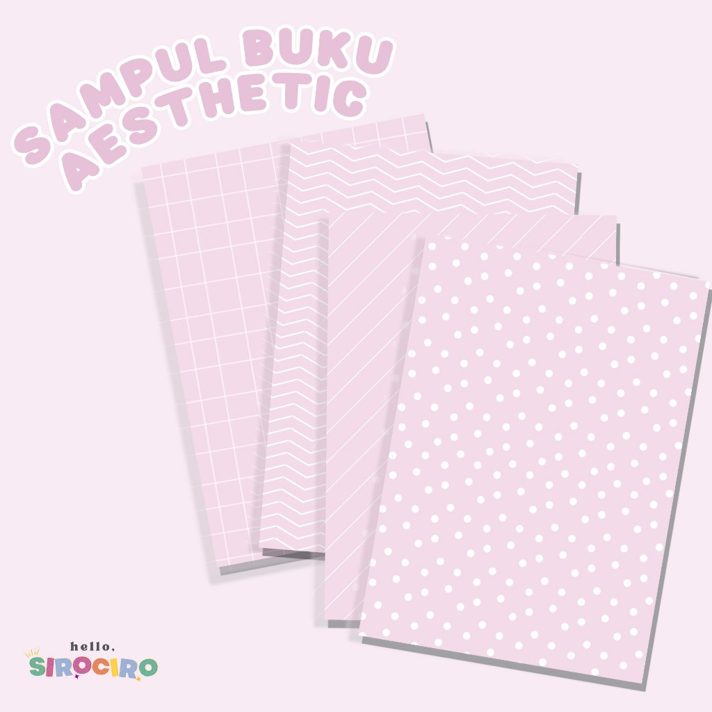 

Sampul Buku PINK Aesthetic Sampul Buku Lucu A5 & B5