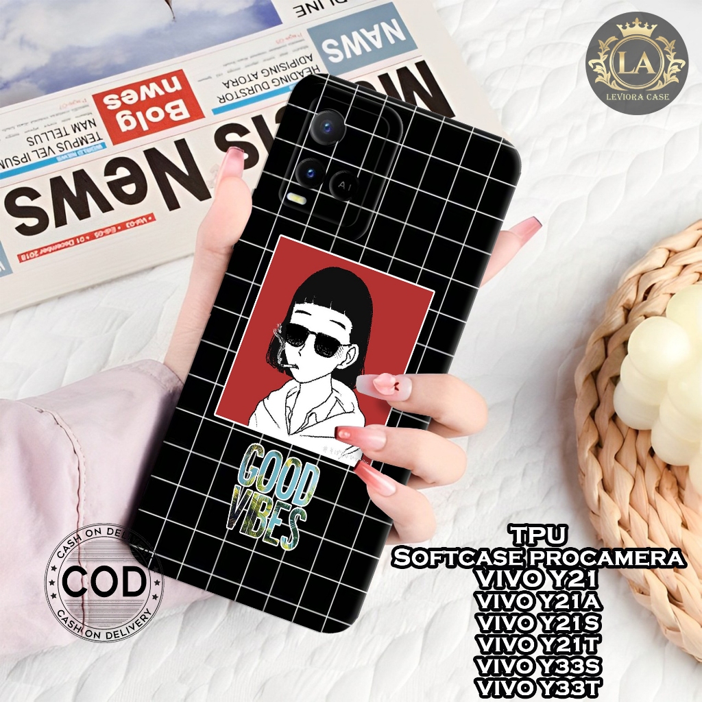 Case VIVO Y21/Y21A/Y21S/Y21T/Y33S/Y33T - Fashion Case Aesthetic - Softcase VIVO Y21/Y21A/Y21S/Y21T/Y
