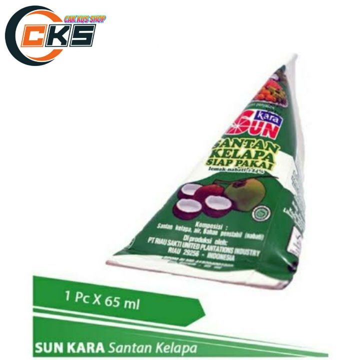 

Santan Kelapa Siap Pakai SUN KARA 65ml HALAL