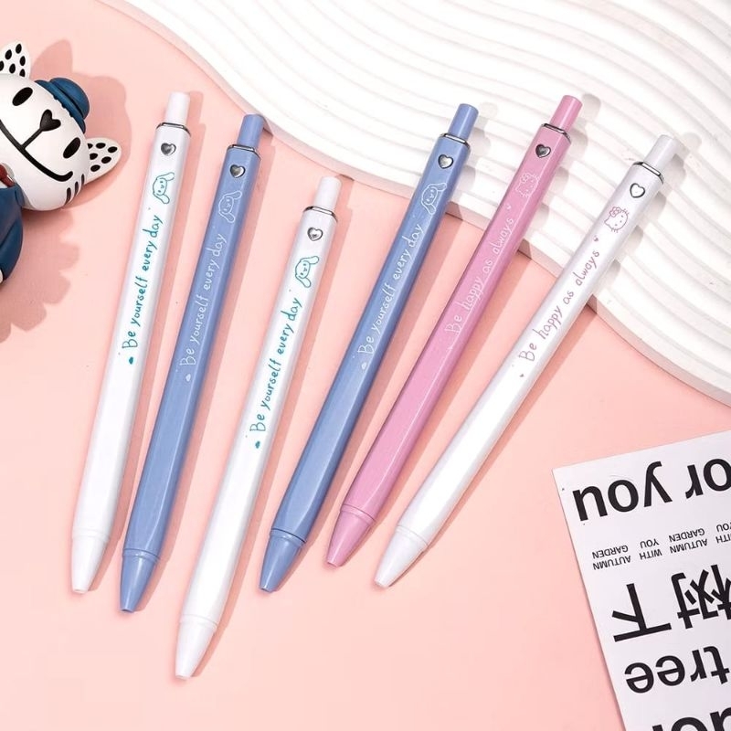 

Pena Persegi Cute Karakter Sanrio/ Rectractable Gel Pen Sanrio