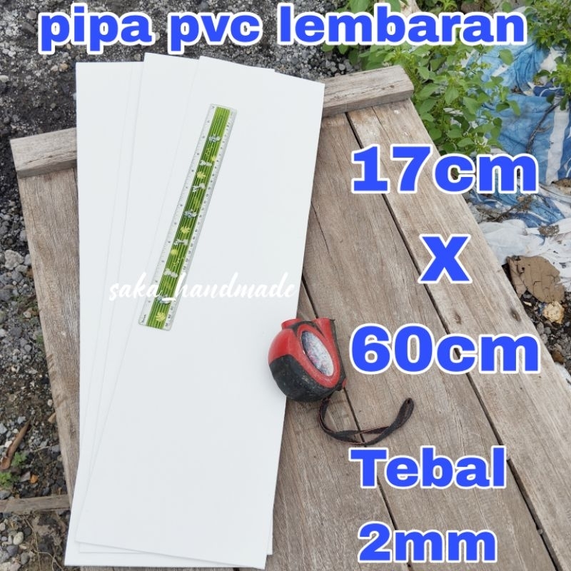 PIPA PARALON/PVC LEMBARAN (17cm X 60cm) TEBAL 2mm