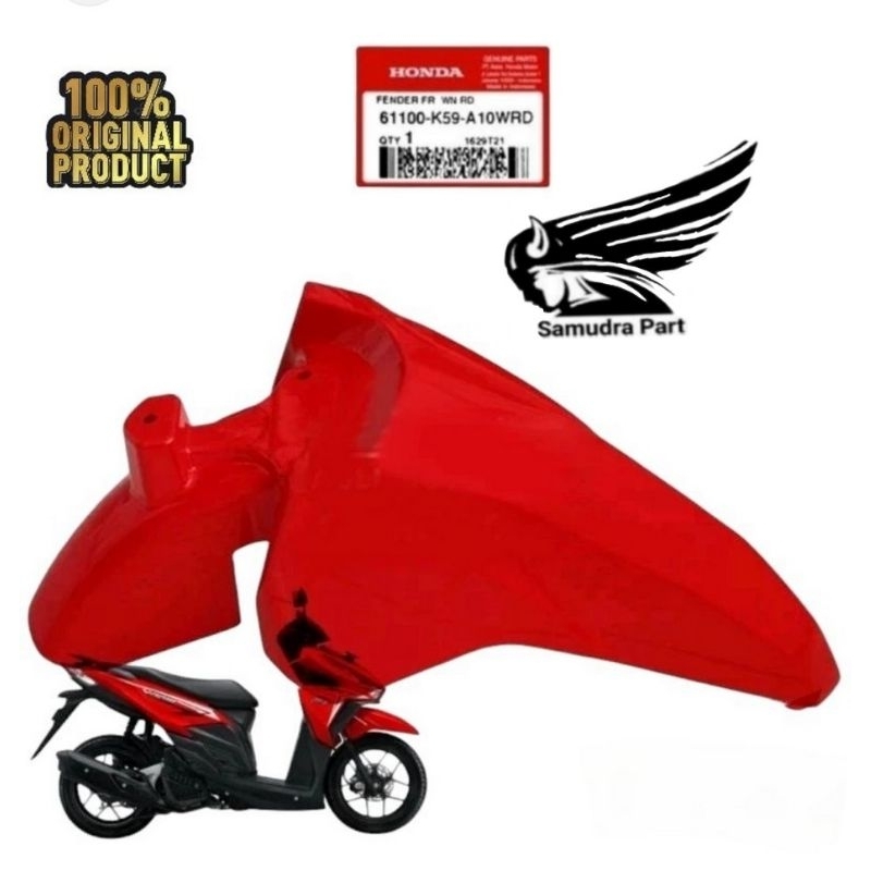 Slebor depan Vario 150 Vario 125 original 61100K59A10WRD