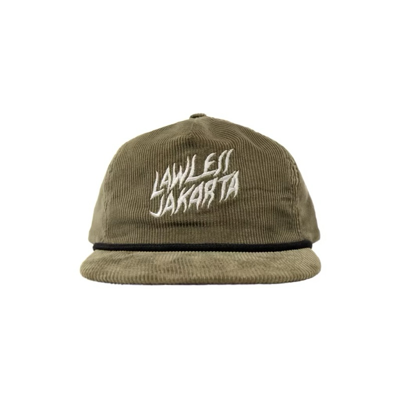 TOPI LAWLESS JAKARTA PSYCH CORDUROY GREEN