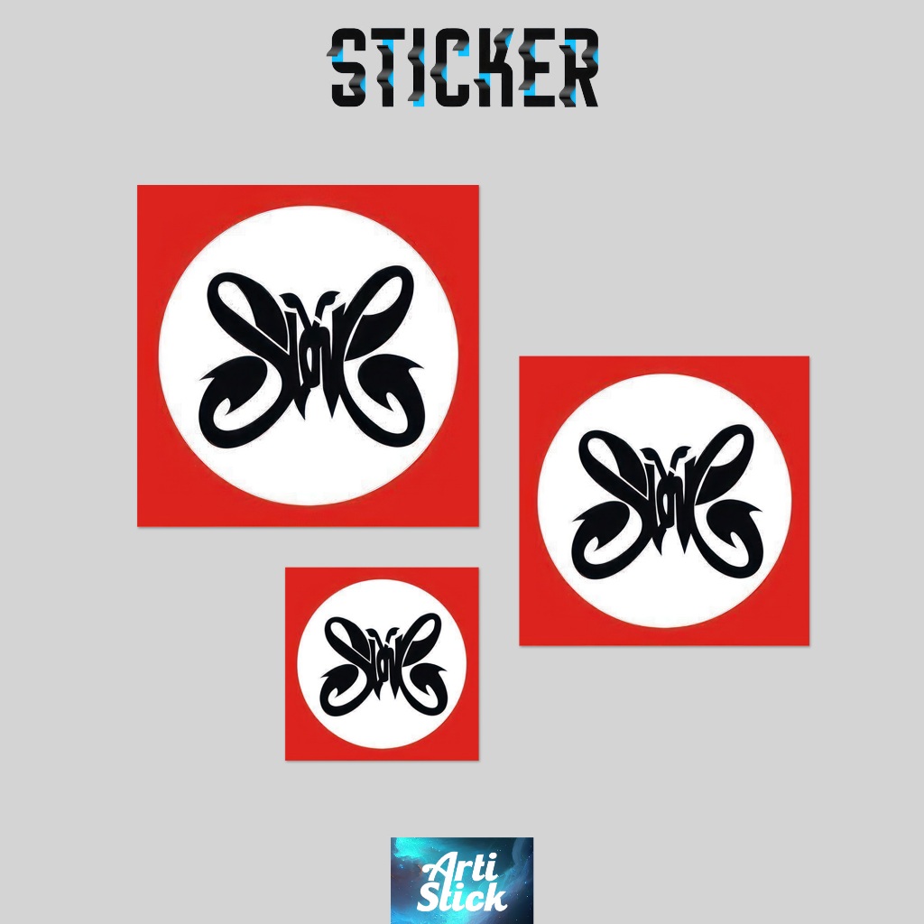 

(3 PCS) Sticker Band Series SLANK LOGO 2 | Vinyl Laminasi anti air | ArtiStick Merch