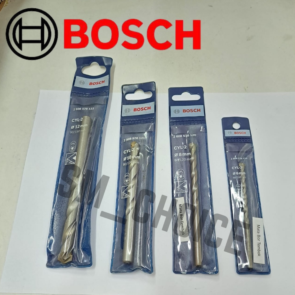 BOSCH MATA BOR BETON 6 1 12 MM CYL2 BOSCH MATA BOR TEMBOK SATUAN
