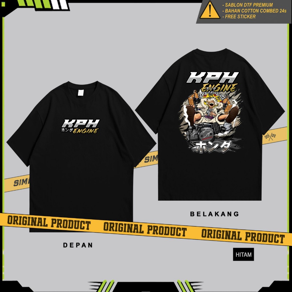 Baju Kaos Atasan Honda C Series Numpak Mesin Kph Gank Supra Bapak Distro Original Murah Keren | Mura
