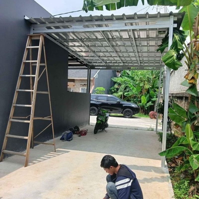 kanopi baja ringan atap spandek