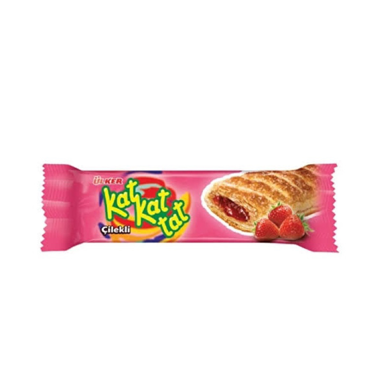 

[BUY1GET1] KatKat Pastry Strawberry enak! Import Turkey
