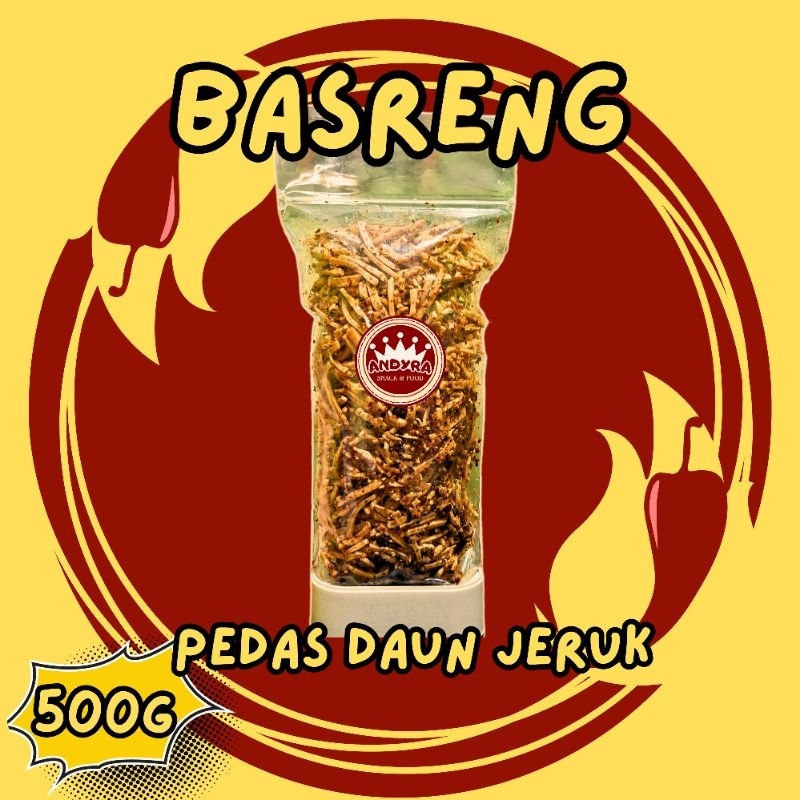 

BASRENG Pedas daun jeruk 500G