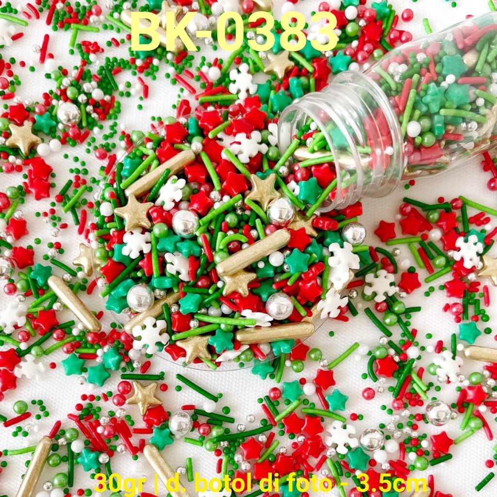 

Diskon 2 Akhir Pekan Sprinkles sprinkel 3gr snowflake bintang natal frozen hijaugrosir murah sprinkles cake dekorasi mutiara trimit decoration story sprinklestory sprinklesstory sprinkle story A75