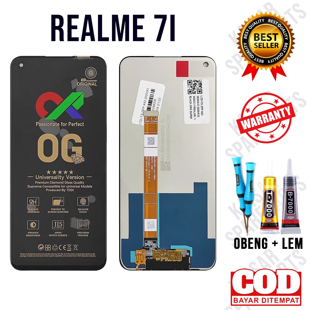 Lcd Touchscreen REALME 7I Original Lcd REALME 7I Fullset OEM Quality