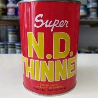 Thinner ND Super Gloss Liter Thiner Kaleng Pengencer Cat Campuran Cat Besi Kayu Kaleng