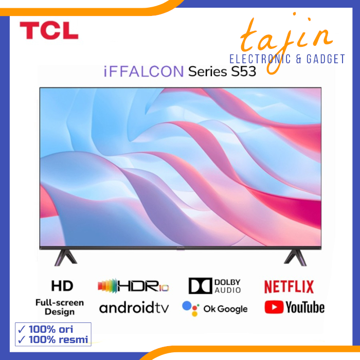 TCL iFFALCON 32S53 Android TV 32 inch HD - Garansi Resmi