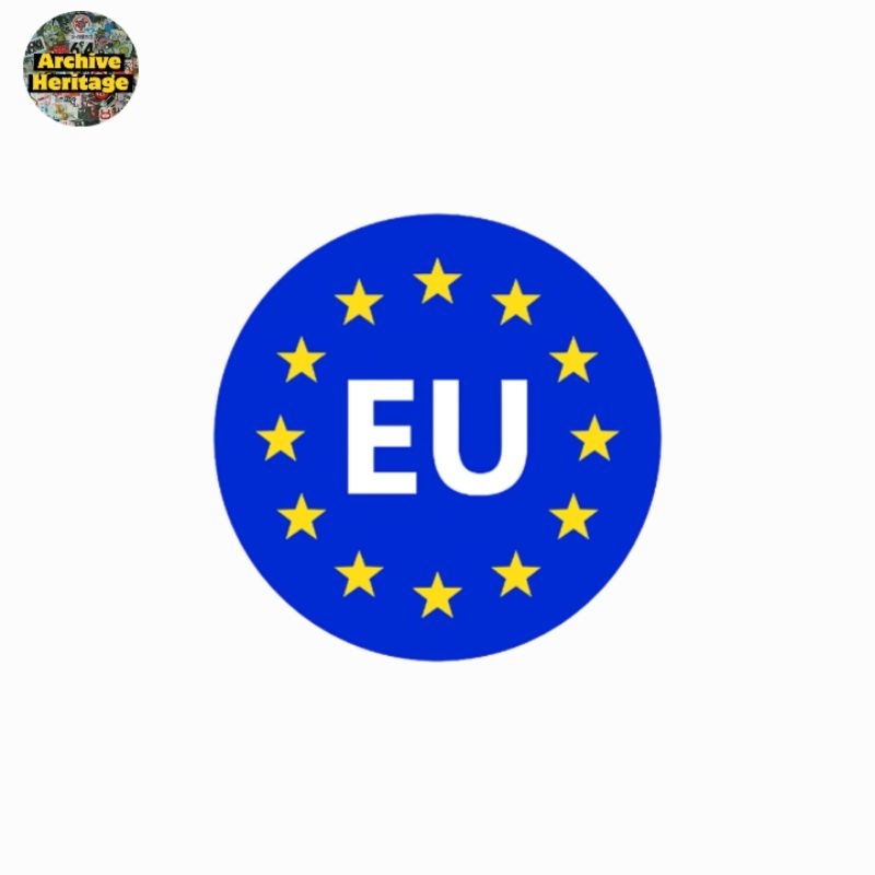 

sticker Uni Eropa simbol logo stiker