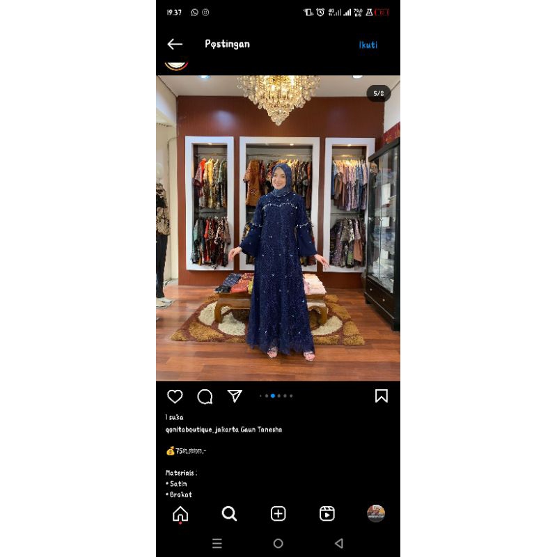 Qonita batik, Qonita gholib