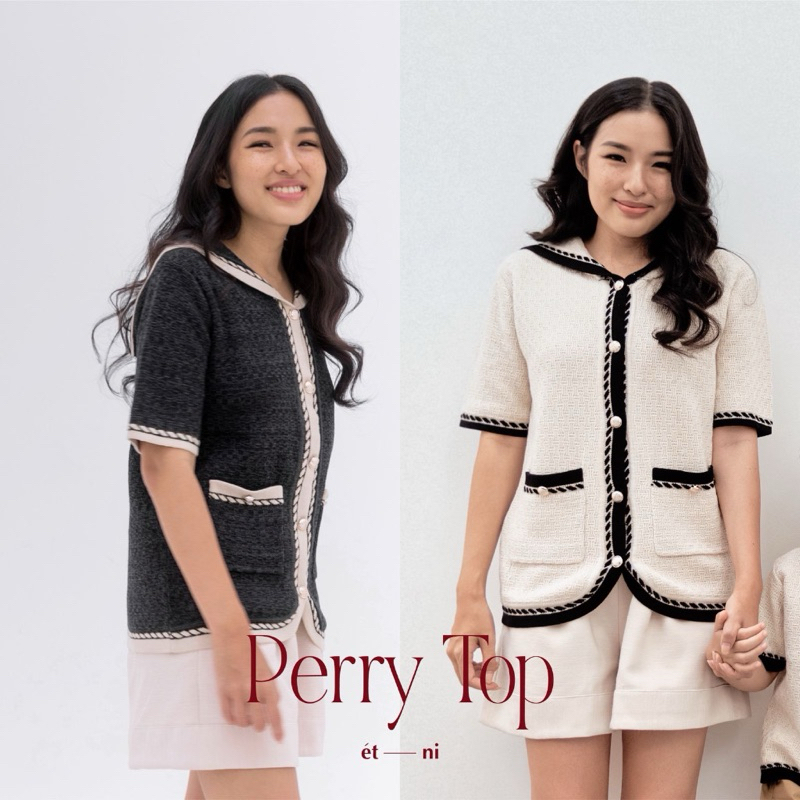 PRELOVED ETNI PERRY TOP warna cream