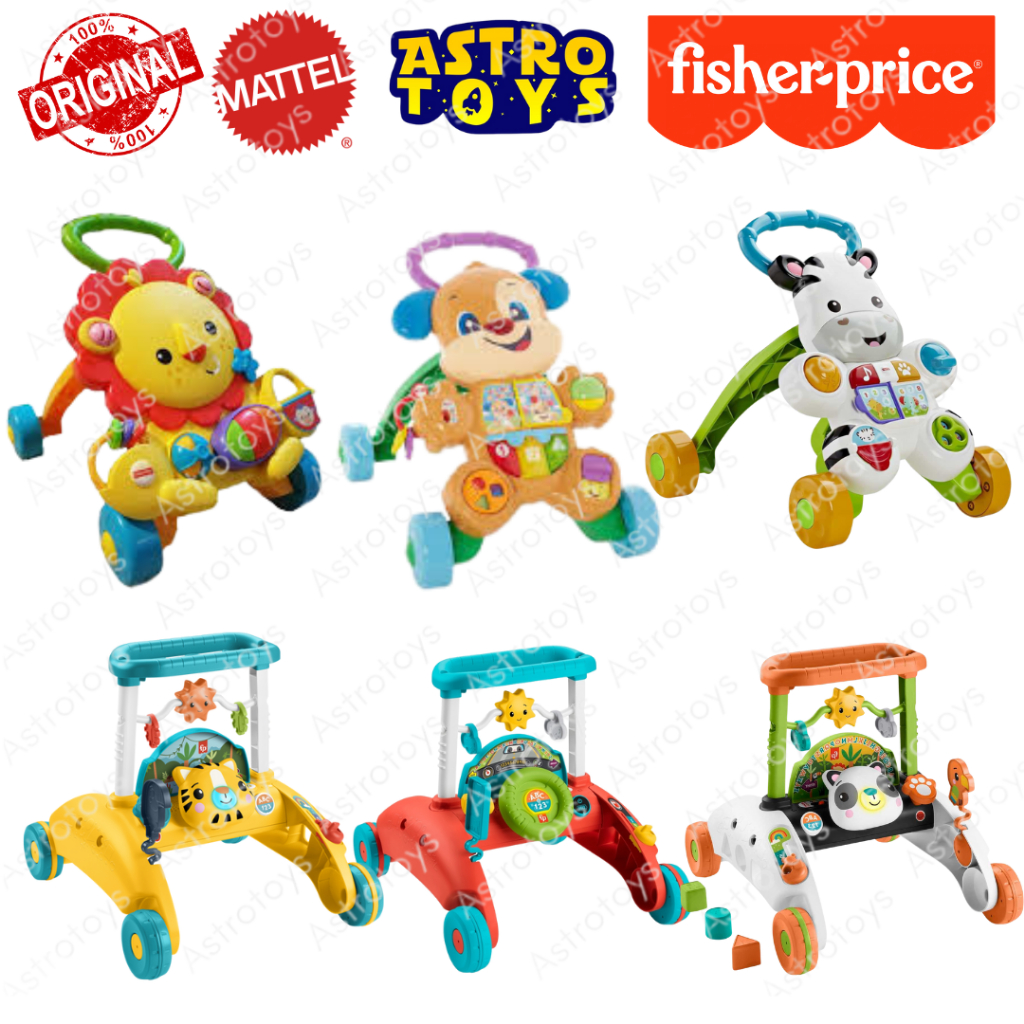 Fisher Price Baby Walker with Musical Piano / Mainan Edukasi Anak Bayi Dorongan belajar jalan Push W