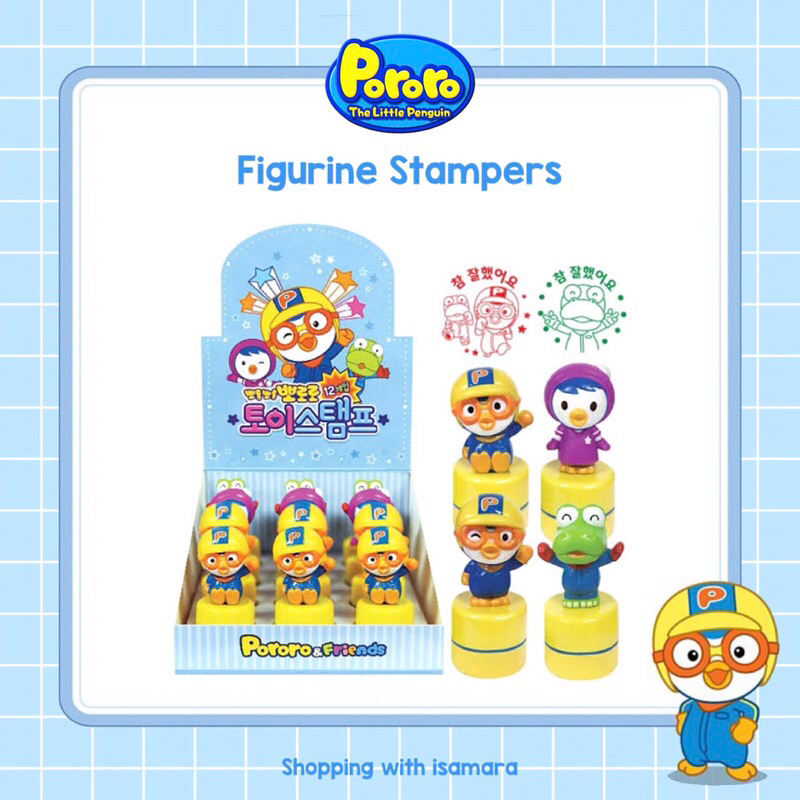 

Pororo Figurine Stampers / Mainan Stempel