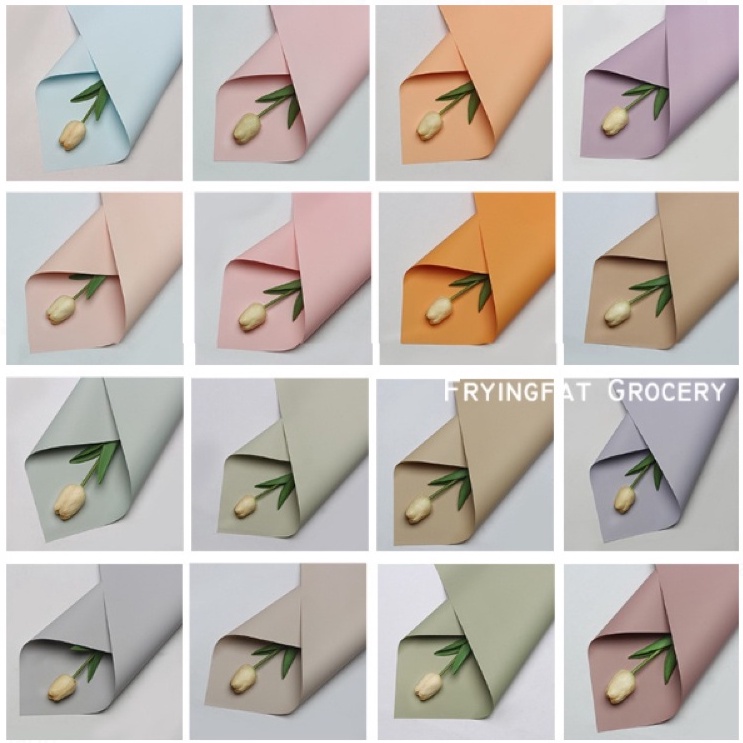 

PACK 2 Lembar Kes Bunga Cellophane Polos 55 Per Pack isi 2 Lembar