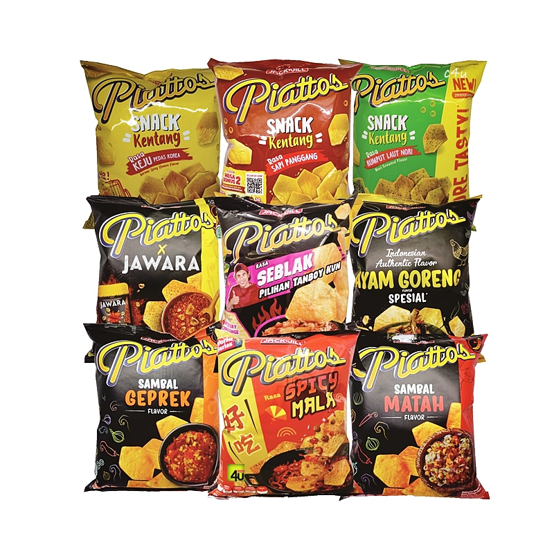 

Jack n Jill PIATTOS - Keripik Kentang Olahan - 68 gr BESAR